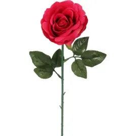 sztuczna-roza-z-pakiem-w-kolorze-ciemno-rozowym-68cm-kwiat-do-wazonu-ozdoba