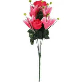 bukiet-mix-lilii-z-roza-52-cm-rozowy-dekorcja-sztuczne-kwiaty-wielkanoc