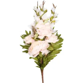 bukiet-plaska-wiazanka-nagrobna-mix-gladioli-roz-i-piwonii-68cm-kremowy