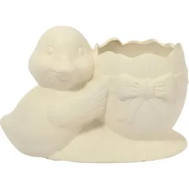 wielkanocna-dekoracja-biala-ceramiczna-doniczka-jajko-z-kaczuszka-wielkanoc