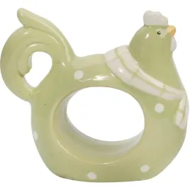 wielkanocny-serwetnik-ceramiczny-kura-zielony-z-bialymi-kropkami-8-5-cm