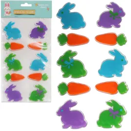 naklejki-zelowe-samoprzylepne-na-okno-zajace-i-marchewki-9-szt-wielkanoc