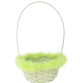 koszyk-wielkanocny-do-swieconki-zielony-21x17x35cm-futerko-swieta-dekoracja