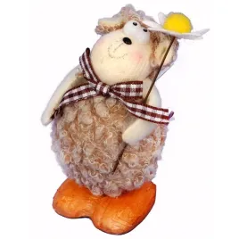 figurka-wielkanocna-baranek-symboliczny-z-kwiatkiem-10cm-brazowy-dekoracja