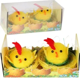 zestaw-figurki-dekoracyjne-zolte-koguciki-w-gniazdach-2-sztuki-6-cm-ozdoby