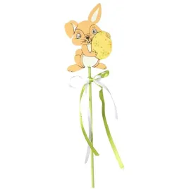zolty-zajac-wielkanocny-na-piku-z-drewna-26-cm-do-stroikow-swiatecznych