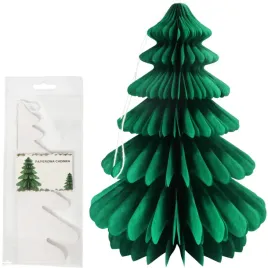 zawieszka-choinka-papierowa-rozkladana-origami-dekoracja-swieta-3d-zielona