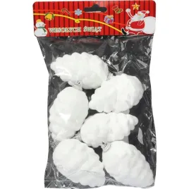 komplet-6-bialych-styropianowych-szyszek-z-brokatem-dekoracje-ozdoby-8-cm
