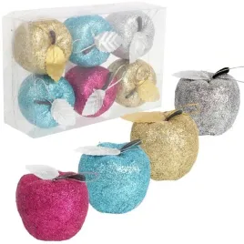 kpl-6-bombek-plastikowych-jabluszek-5-cm-ozdoba-bozonarodzeniowa-swieta