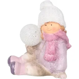 figurka-ceramiczna-dziewczynka-z-kula-na-baterie-17-cm-ozdoba-zimowa-swieta