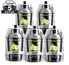 5x-koncentrat-gruszka-250ml-zestaw-5-sztuk-profimator-baza-do-drinkow-syrop