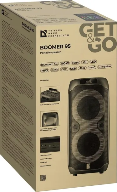 glosnik-defender-boomer-95-bluetooth-100w-stan-nowy-kolor-czarny