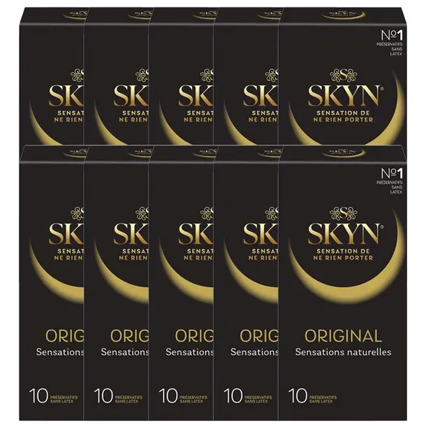 Prezerwatywy SKYN ORIGINAL klasyczne nielateksowe nie uczulają 100 szt.