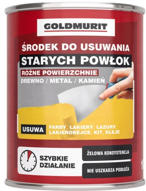 Preparat do usuwania powłok malarskich starych farb remover 1L