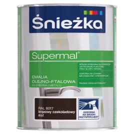 emalia-olejno-ftalowa-supermal-brazowy-czekoladowy-mat-08l-sniezka