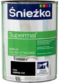 emalia-olejno-ftalowa-supermal-czarny-mat-08l-sniezka