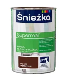 emalia-olejno-ftalowa-supermal-brazowy-mat-08l-sniezka