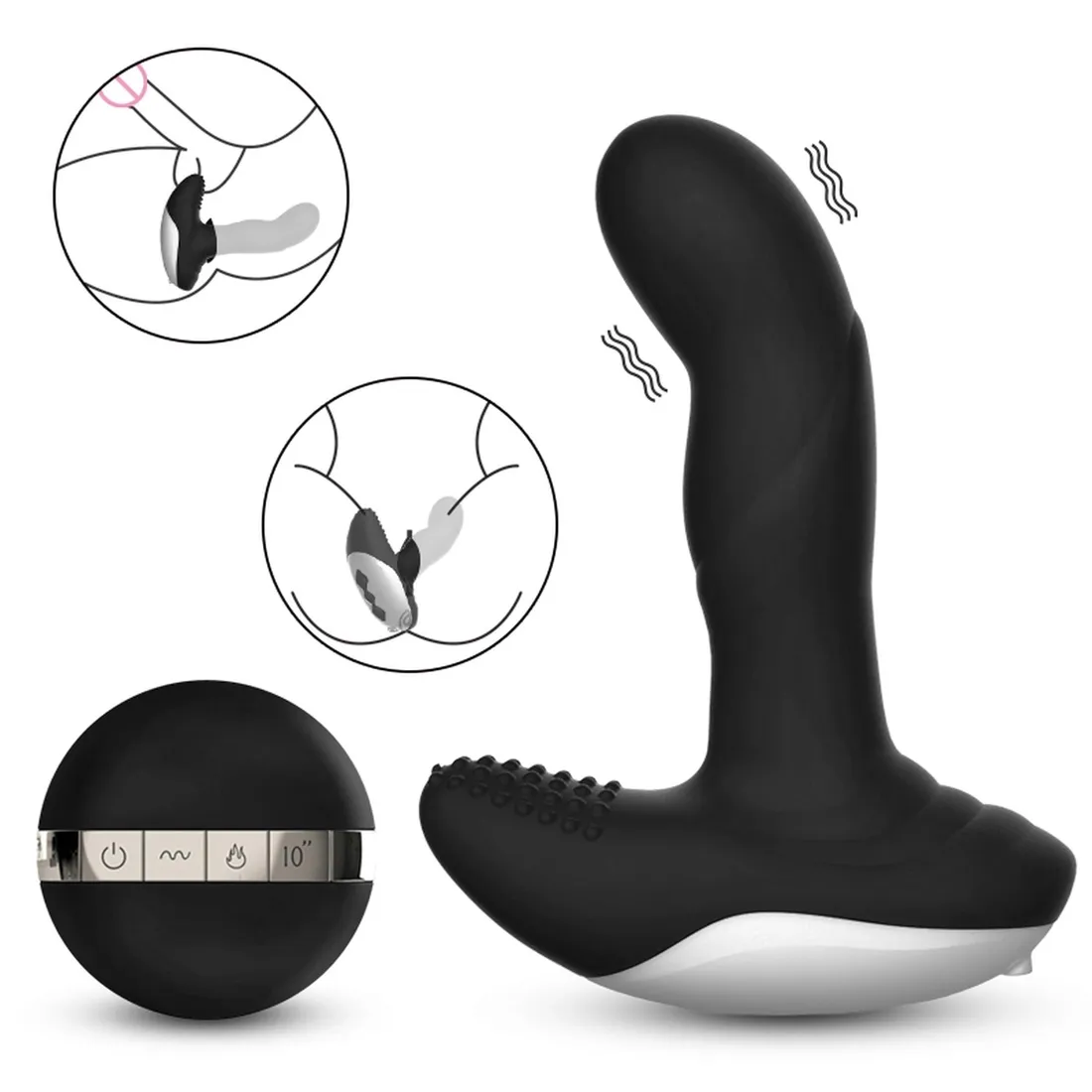 wibrator-silicone-massager-usb-7-function-pulsator-heating-black-stan-nowy
