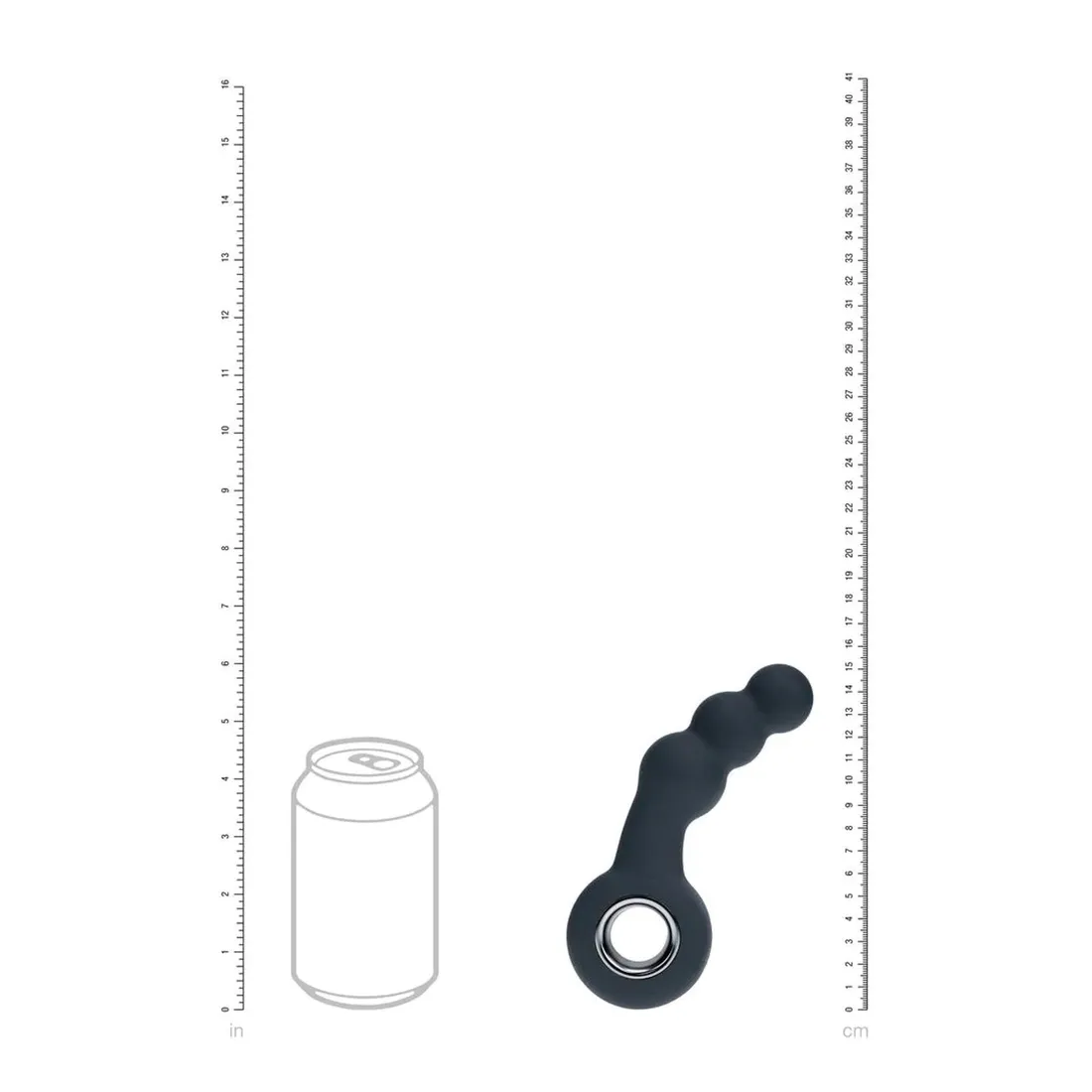 vibrating-beaded-silicone-prostate-massager-with-loop-black