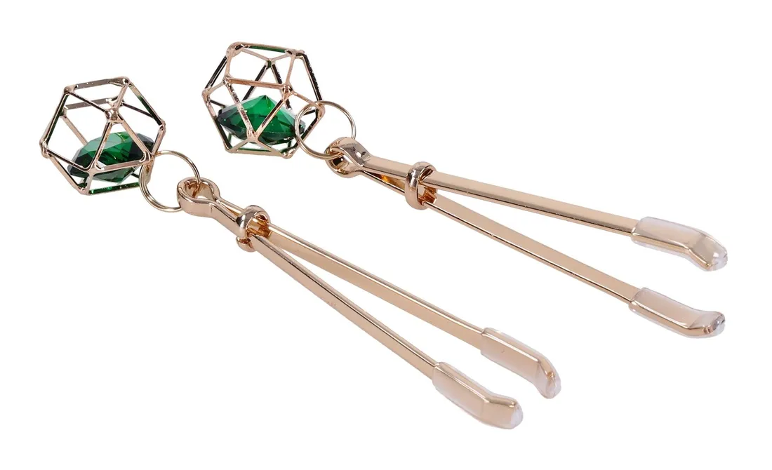 crystal-nipple-clips-kolor-zielony