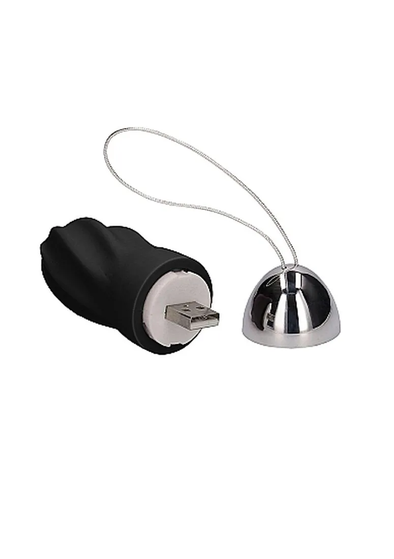 george-rechargeable-remote-control-vibrating-egg-black