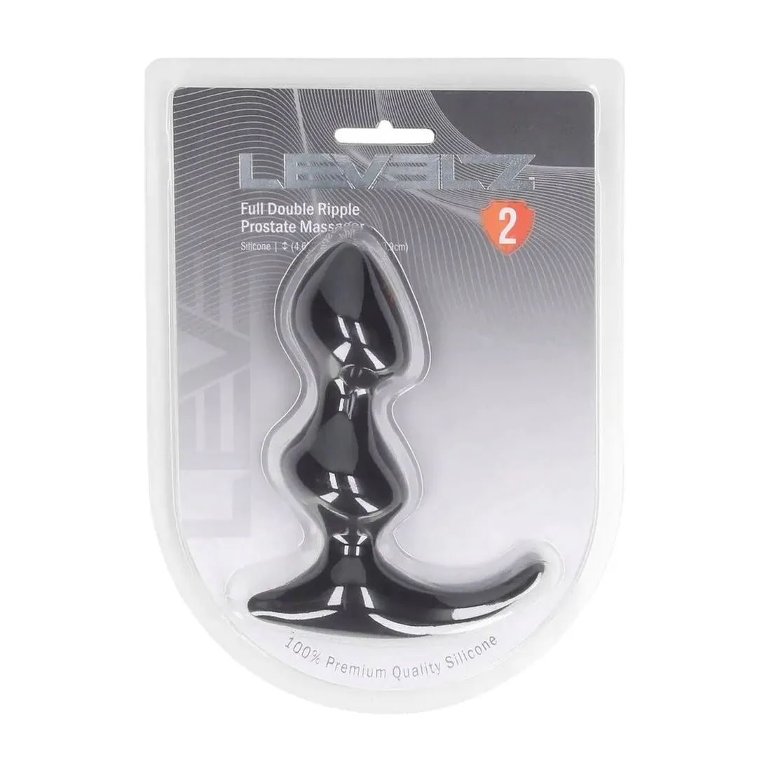 full-double-ripple-silicone-prostate-massager-black