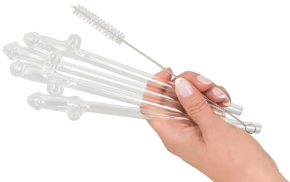 glass-drinking-straw-willy-x-4-kolor-bezbarwny