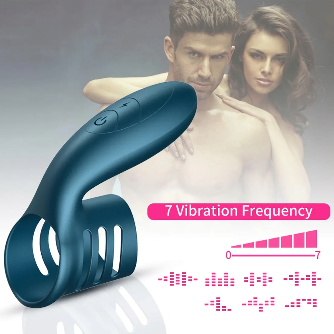 wibrator-silicone-ring-blue-usb-7-function-stan-nowy