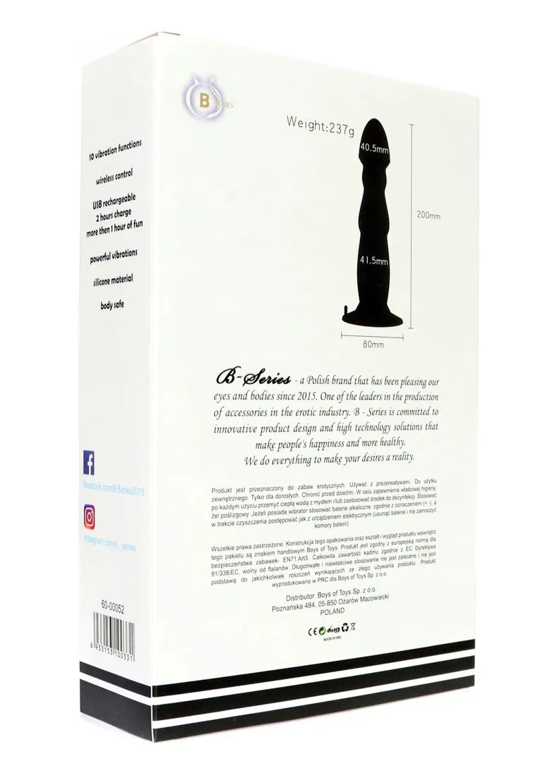 stymulator-prostate-massager-usb-10-function-remote-control-stan-nowy