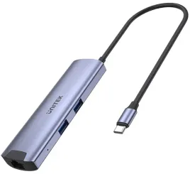 h1112f-unitek-aktywny-hub-usb-c-5gbps-hdmi-rj-45-pd-100w