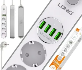 listwa-zasilajaca-4-gniazda-4x-usb-przedluzacz