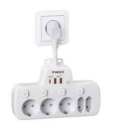 rozdzielacz-listwa-wielofunkcyjna-5xac-3xusb-pd20w-qc18-4000w-ineox