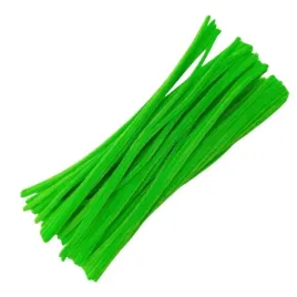 druciki-dekoracyjne-kreatywne-zielone-jasno-100-sztuk