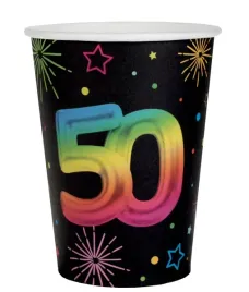 kubeczki-papierowe-fiesta-50-urodziny-czarne-270-ml-6-szt-kolorowy-nadruk