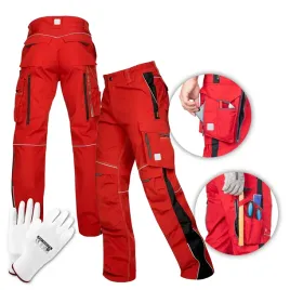 spodnie-robocze-do-pasa-meskie-czerwone-wzmocnione-bhp-ardon-urban-r-60