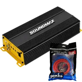 wzmacniacz-samochodowy-1-kanalowy-soundmax-sx-lx1200-1d-kable-25mm2-crk25