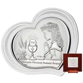 srebrny-obrazek-serce-23x19cm-chrzest-komunia-w-ramce-na-prezent