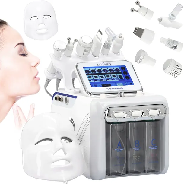 Hydradermabrazja oczyszczanie wodorowe infuzja tlenowa hydrogen 7w1 maska
