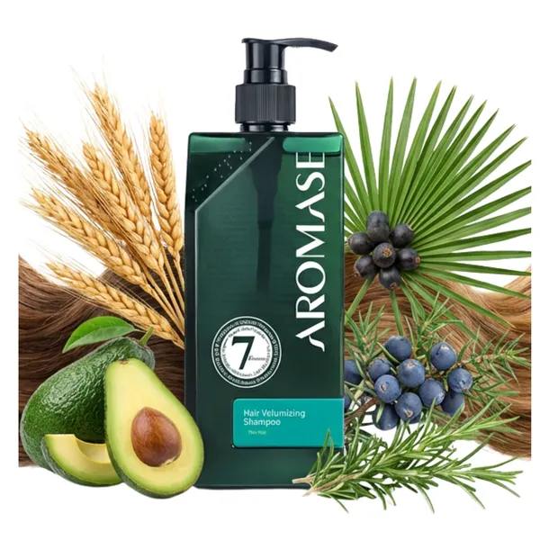 AROMASE Szampon ZWIĘKSZAJĄCY OBJĘTOŚĆ WŁOSÓW Przeciw Wypadaniu 400ml