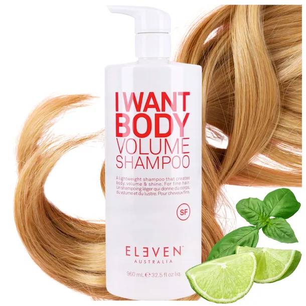 ELEVEN AUSTRALIA SZAMPON Do Włosów I WANT BODY VOLUME Objętość 960ml