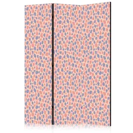 parawan-dwustronny-pokojowy-3-czesci-kolorowe-kropki-plamki-boho-135x172
