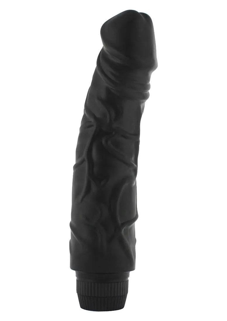 pleasures-vibrator-22-cm-black