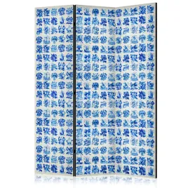 parawan-dwustronny-pokojowy-3-czesci-niebieskie-plytki-mozaika-boho-135x172