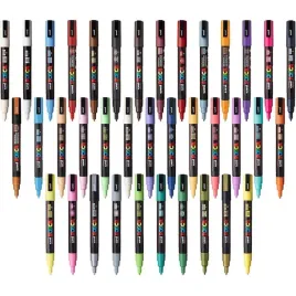 marker-z-farba-plakatowa-uni-posca-pc-3m-czerwony-uni