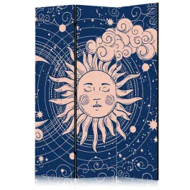 parawan-dwustronny-pokojowy-3-czesci-slonce-ksiezyc-boho-kosmos-135x172
