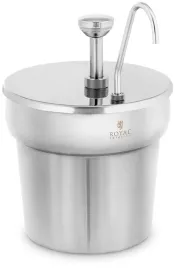 dozownik-do-sosow-royal-catering-z-pompka-6-6-l-dyspenser-stal-nierdzewna