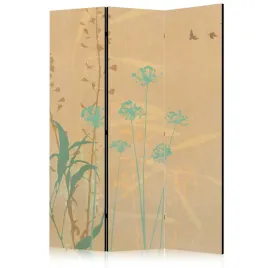parawan-akustyczny-pokojowy-3-czesci-ptak-rosliny-styl-boho-natura-135x172