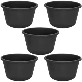 kastra-budowlana-okragla-pojemnik-na-zaprawe-wiadro-90-l-czarne-zestaw-5szt