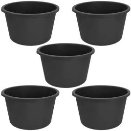 kastra-budowlana-okragla-pojemnik-na-zaprawe-wiadro-40-l-czarne-zestaw-5szt