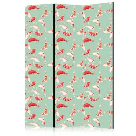 parawan-akustyczny-pokojowy-3-czesci-rybki-koi-natura-styl-boho-135x172